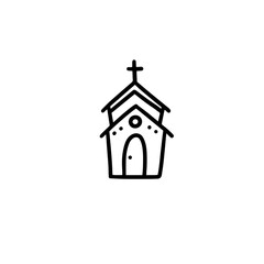 church icon vector