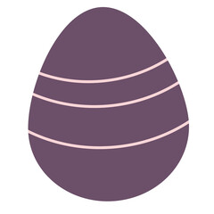 purple easter egg