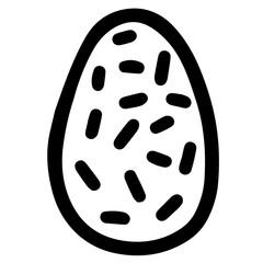 Easter egg illustration 