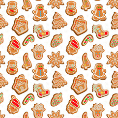 seamless pattern with sweets