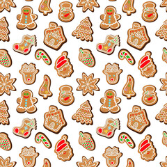 seamless background with sweets