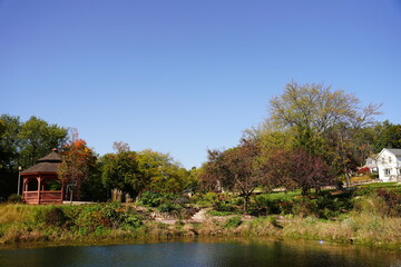 Fototapeta premium Pauquette park in portage, Wisconsin