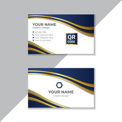 Creative modern and Clean business card Template design vector