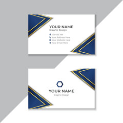 Creative modern and Clean business card Template design vector