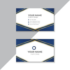 Creative modern and Clean business card Template design vector