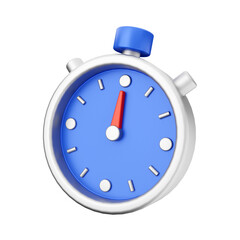 stopwatch 3d icon illustration