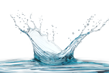 Crown water Liquid splash transparent