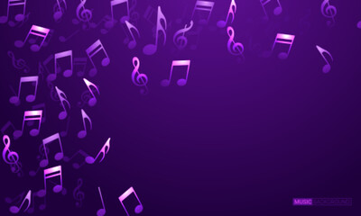 Vector abstract musical background. Vector Illustration