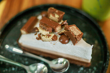 cake with nuts and chocolate