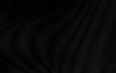 black surface with reflections. smooth minimal light waves background. blurry silk waves. minimal soft grayscale ripples flow.