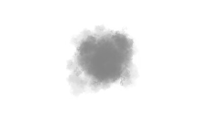 dark gray smoke