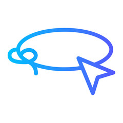 lasso gradient icon