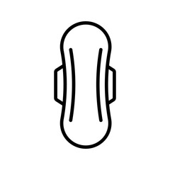 Sanitary pad icon. vector illustration