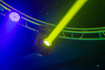 Stage lights. Soffits. Concert light