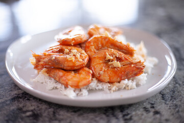 Fried Garlic Shrimp