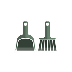 dustpan icon vector design templates
