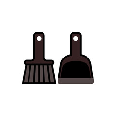 Obraz premium dustpan icon vector design templates