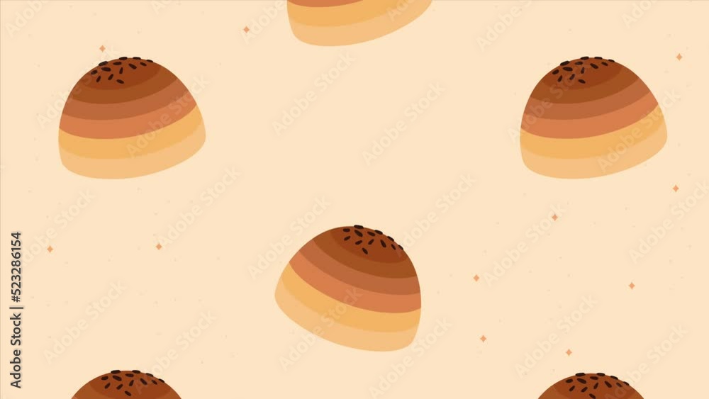 Poster ,id autumn cakes celebration pattern