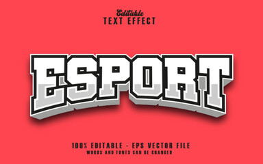 3D Esport Editable Text Effect
