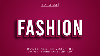 3D Fashion Editable Text Effect
