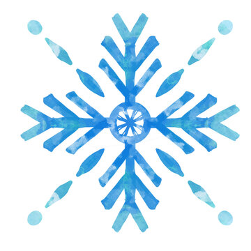 Xmas Snow Snowflake Blue Christmas Winter Flake - Transparent Background Snowflake Png