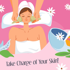 Take charge of your skin, spa salon procedures