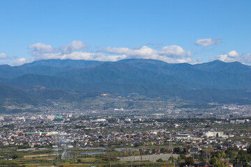 笛吹市の街並み（山梨県笛吹市）
