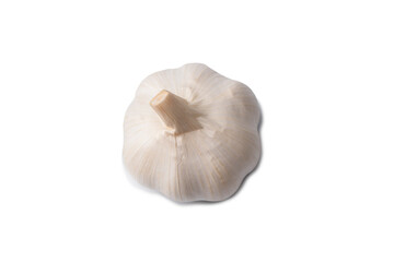 Garlic isolated on a white background.