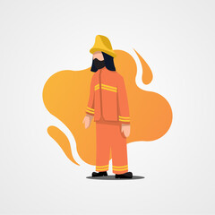 labor day illustration cartoon (US)