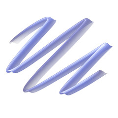 abstract purple futuristic stoke paint with clipping path ,hand drawn object use as design element.