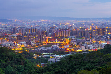 Fototapeta na wymiar Cityscape of Dakeng, Taichung