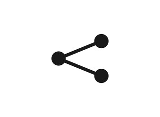 Share icon, Share sign and symbol vector design.