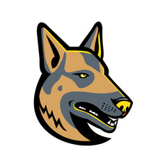 German Shepherd Dog Mascot