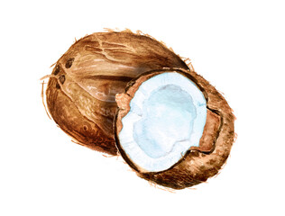 Coconut and half