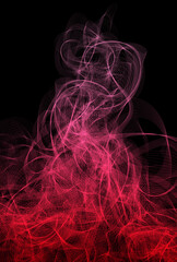 背景素材_ウェーブ_ピンク