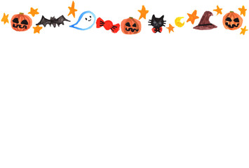 ハロウィンのポストカード