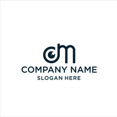 DM Latter Concept Creative Eyes Logo Design