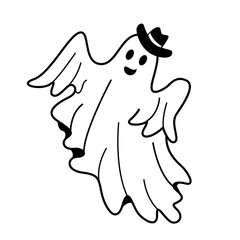 Halloween cool Ghost design