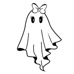 Halloween cool Ghost design