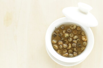 Chinese green tea Longjing Tea leaves