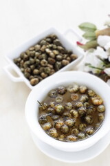 Chinese green tea Longjing Tea leaves