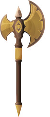 Magical Nordic battle axe, Skyrim weapon battleaxe