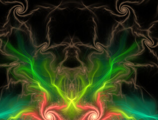 Imaginatory fractal abstract background Image