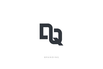 D Letter DQ Monogram Logo Concept