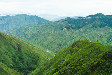 Mountain scenery in Son La Vietnam