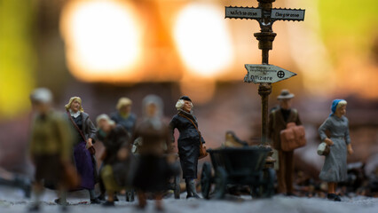 Krieg, Frieden, Flucht, Zerstörung