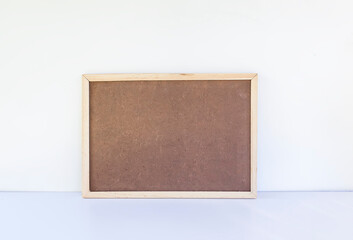 Fototapeta premium Empty board on a white background.