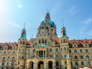 Fototapeta na wymiar Hannover Rathaus