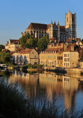 Fototapeta na wymiar Cathédrale d'Auxerre (Yonne)