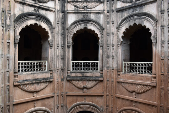 Shahi Hamam or Baoli. Royal bath and Stepwell at Bara Imambara, Lucknow (Uttar Pradesh, India)